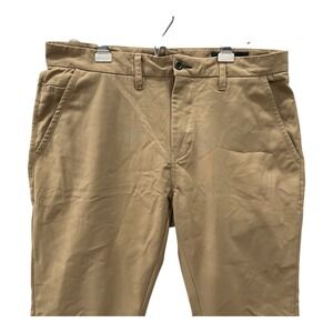 Woodies Chino Pants Mens 36x33 Tan Casual 5 Pocket Cotton‎ Blend Stretch